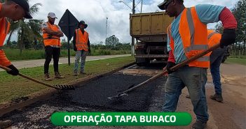 O Governo de Itupiranga está realizando uma ampla Operação Tapa Buracos nas ruas da cidade